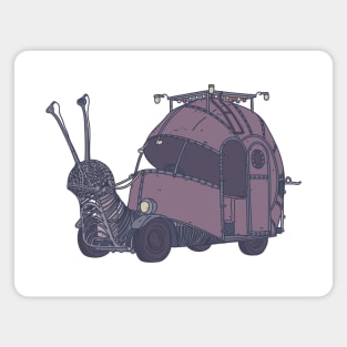 Mutant Vehicle - Snail Car - Burning Man Magnet